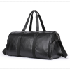 Genuine Leather Travel Weekender Duffel Bag for Men