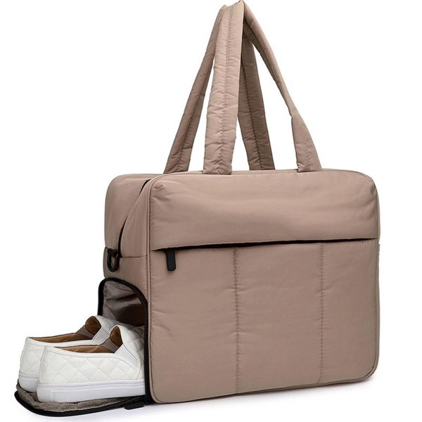 Luggage Duffel Tote Bag with Wet Pocket Shoe Compartment