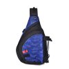 Nylon Chest Sling Bag With Charging Port