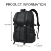 Water Resistant Drawstring Canvas Commuter Backpacks