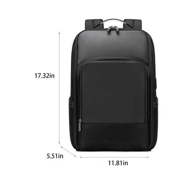 Waterproof Polyester Backpack With Usb Charging Port