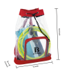 Water Proof PVC Transparent Clear Drawstring Backpack