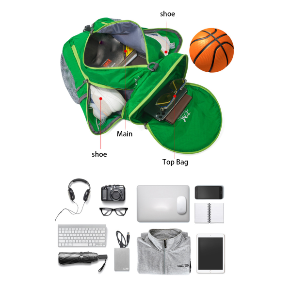 Foldable Sports Travel Duffel Bag