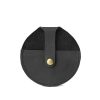 Genuine Leather Round vintage coin storage bag