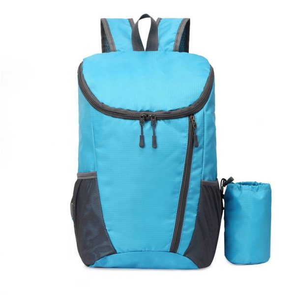 Outdoor anti splash folding backpack