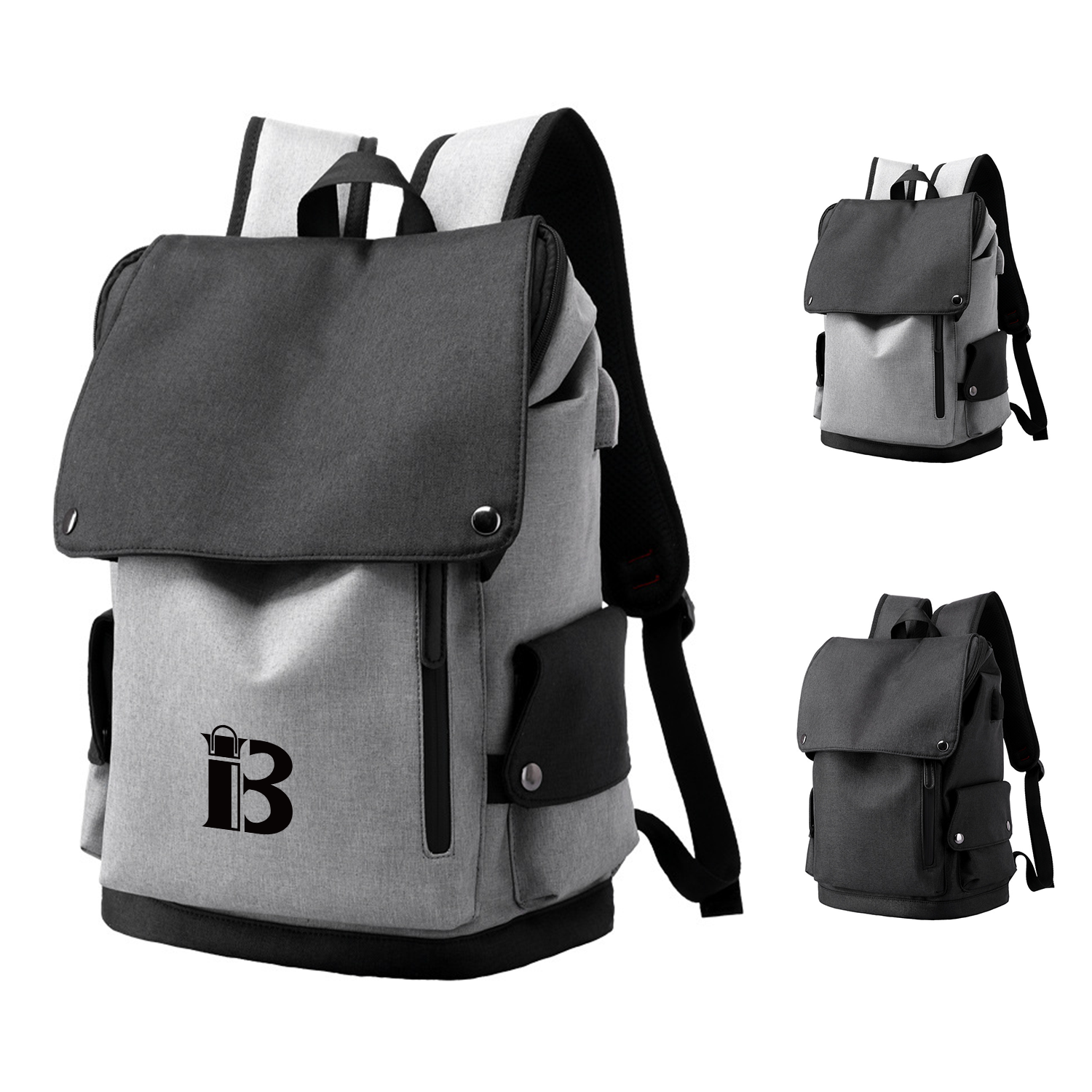 4b8fd6ea-66bf-4855-a83c-ef9a7159a28c_597-1.png Oxford Waterproof Laptop Backpack With USB Charging Port