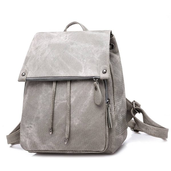 PU Leather Backpack Purse for Women