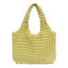 Canvas girl's cloud puff shoulder bag