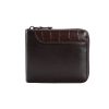 Men's PU Leather Bifold Zipper Wallets