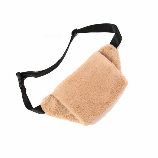 women winter Faux Fur Fanny Pack