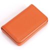 PU leather magnetic business card bag wallet