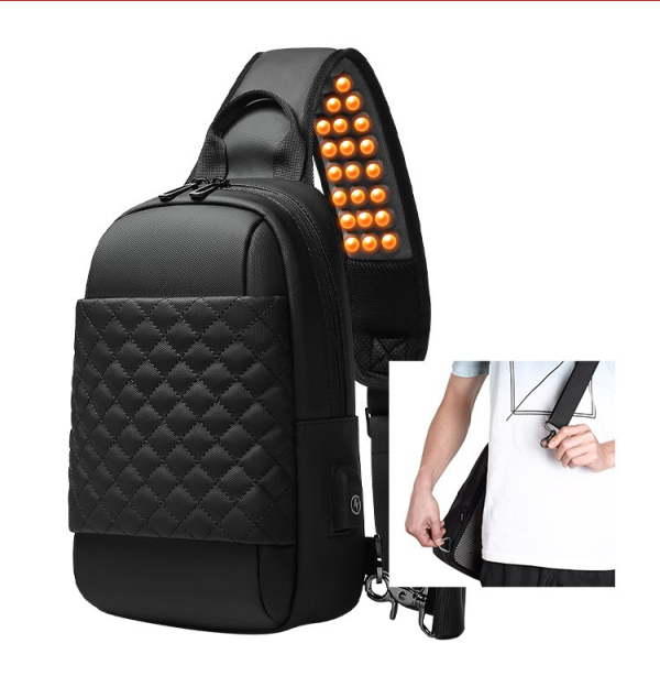 Water Repellent Cross Body Chest Bag For Men