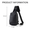 Water Repellent Cross Body Chest Bag For Men