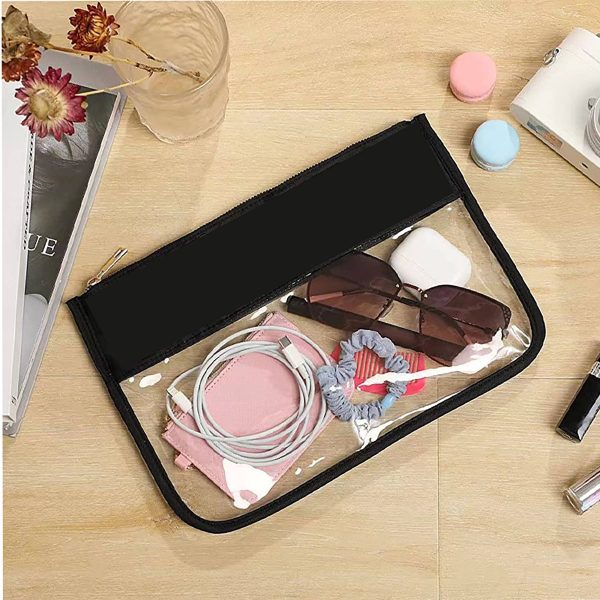 Travel Makeup Bag Clear Zipper Pouch