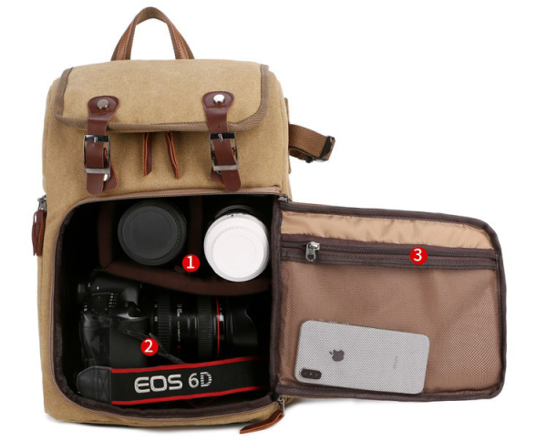 Camera Photographer Backpack for Hiking Traveling