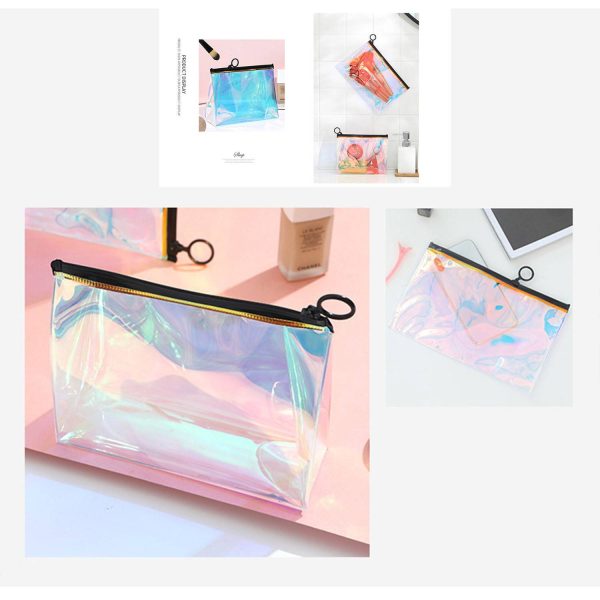 Rainbow Prism Laser Portable Storage Bag