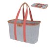 Large Canvas Foldable Grocery Shopping Bag