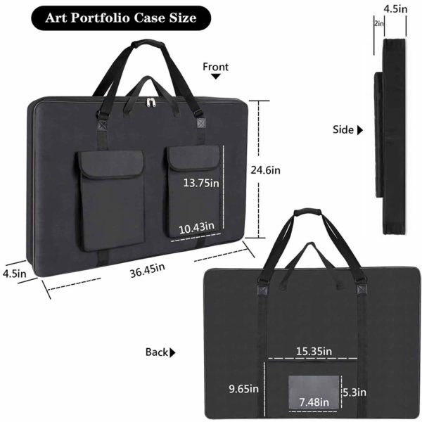 Portable shoulder painting sketch kit drawing board bag