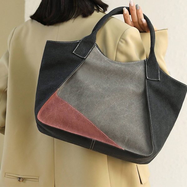 Popularity Canvas Ladies Handbag Tote Bag