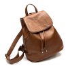 PU Leather Travel Backpack