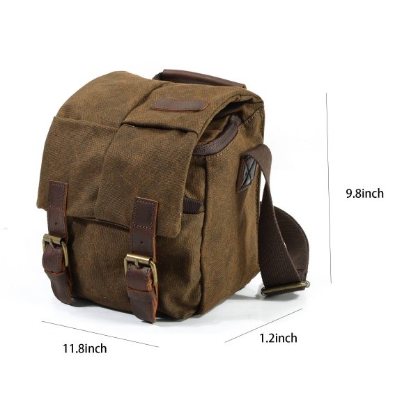 Vintage Canvase Camera Shoulder Messenger Sling Bag
