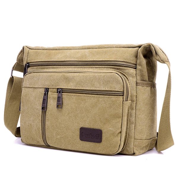 Multi layer canvas bag