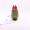 Semi-circle Rattan Watermelon Straw Handbags