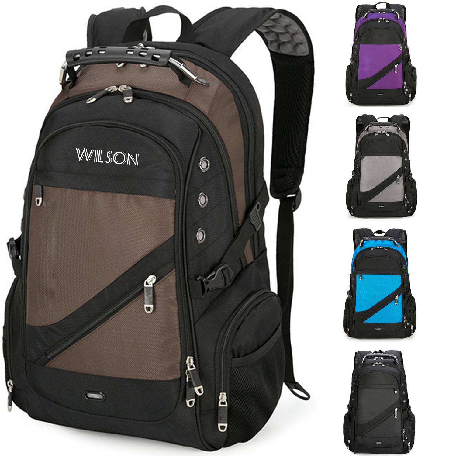 Nylon backpack for travel business
