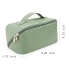 Leather Cosmetic Bag Waterproof Portable