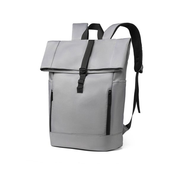 Business and leisure bag roll-top cover backpack