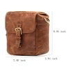 Leather Camera Messenger Bag For Mirrorless
