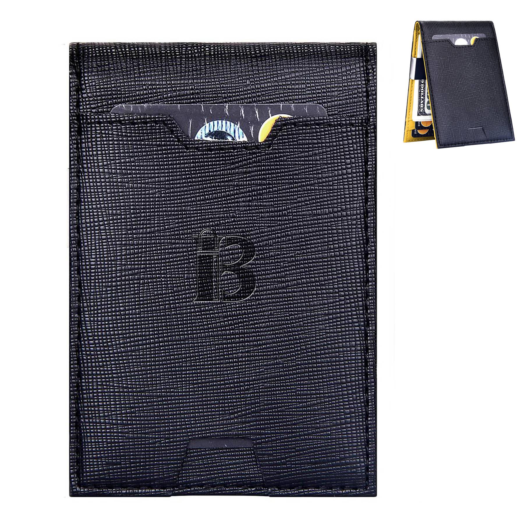Genuine Leather Men's Ultrathin Anti-theft Wallet