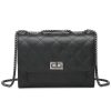 Genuine Leather Quilted Shoulder Crossbody Bags for Women