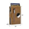 Genuine leather RFID anti-theft card holder