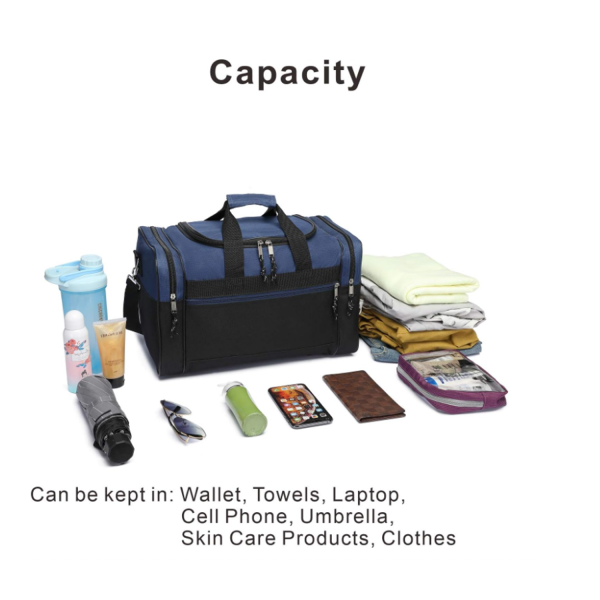 16" Travel Carry On Weekender Gym Duffel Bag
