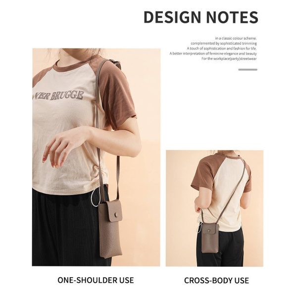 Pu Small Mobile Phone Crossbody Bag