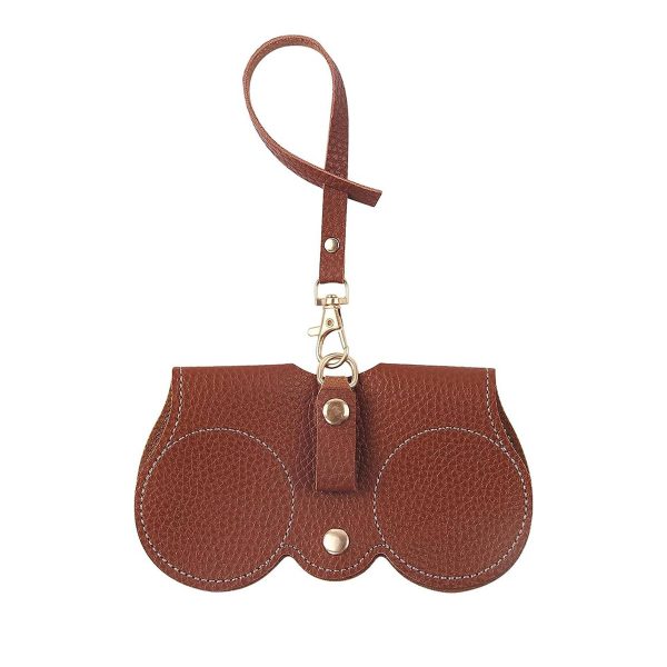 Soft Fake Leather Sunglasses Bag