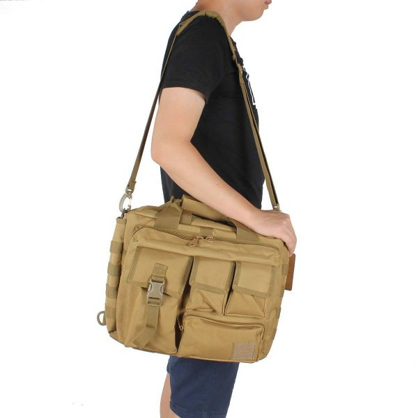 Multifunction Men's Laptop Messenger Bag Tactical Briefcase