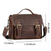 Vintage Leather Messenger Bag