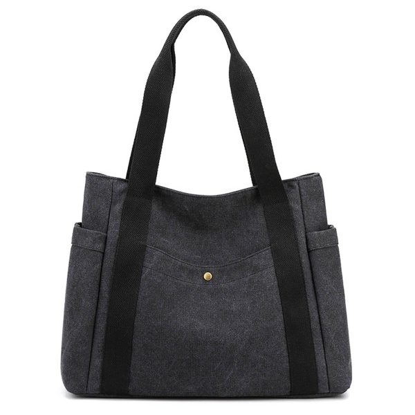 Canvas Multi-pocket Tote bags for women