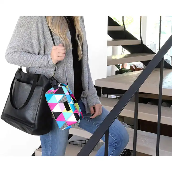 Snack Box with Insulated Lining and Colorful Design