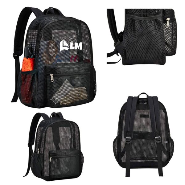 See Through Mesh Backpack