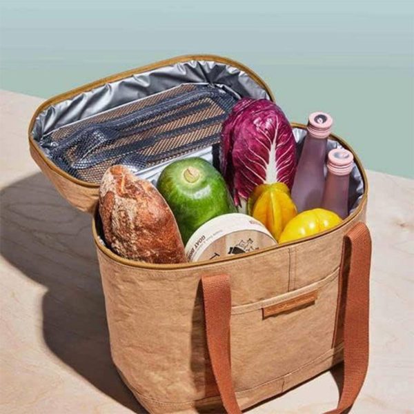 24 Cans Insulated Tote Bag Reusable Eco Friendly Cooler