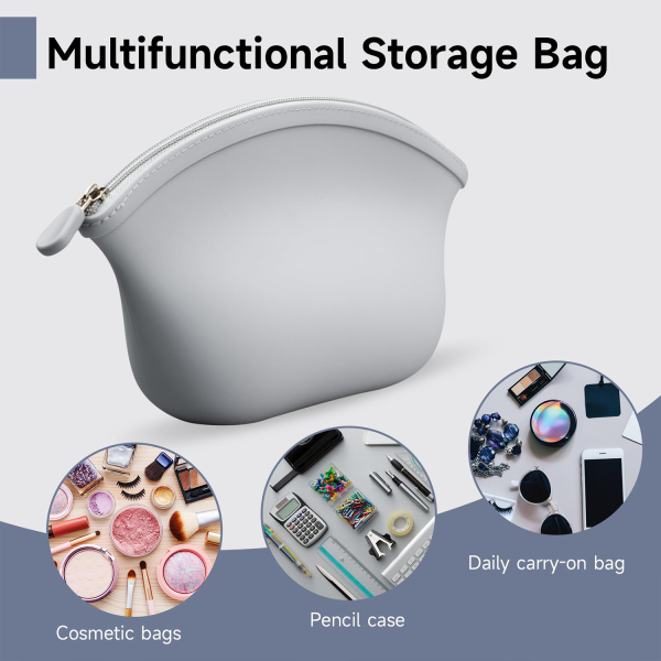Waterproof Travel Silicone Cosmetic Makeup Bag
