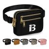 High-Capacity Polyester 4 Pockets Crossbody Fanny Pack