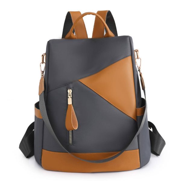 Fashion collides with color outdoor Oxford cloth backpack