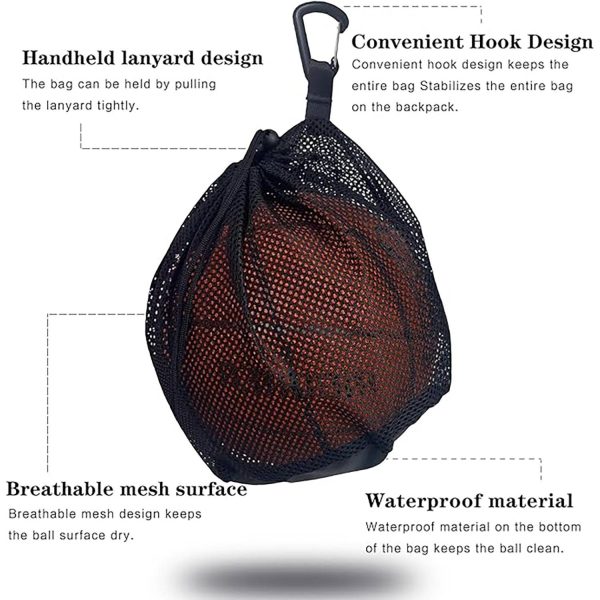 Single Ball Drawstring Carry Bag