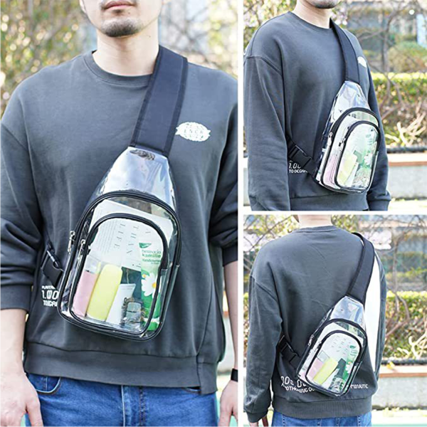PVC Transparent Crossbody Bag