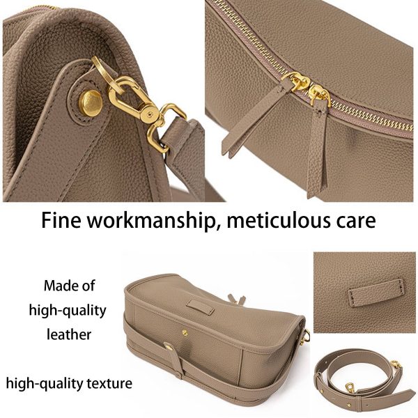 Genuine Leather shoulder messenger tote bag
