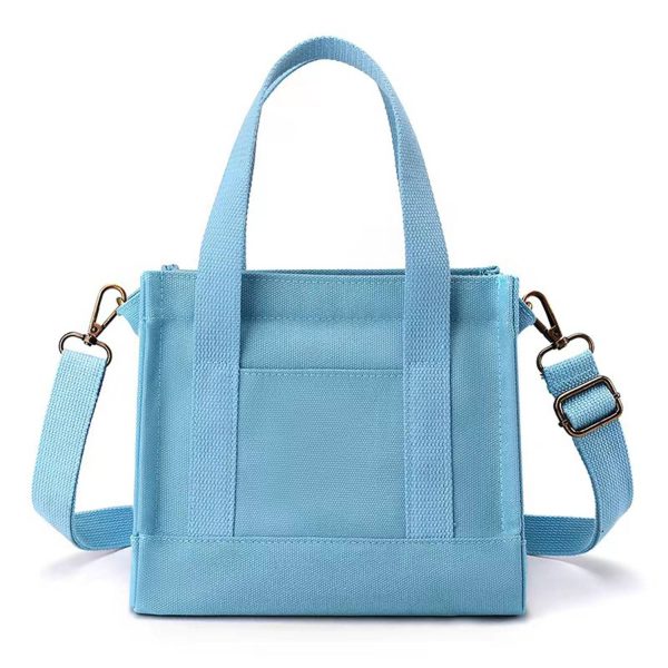 Mini Tote Bag for Women Canvas Crossbody Purse